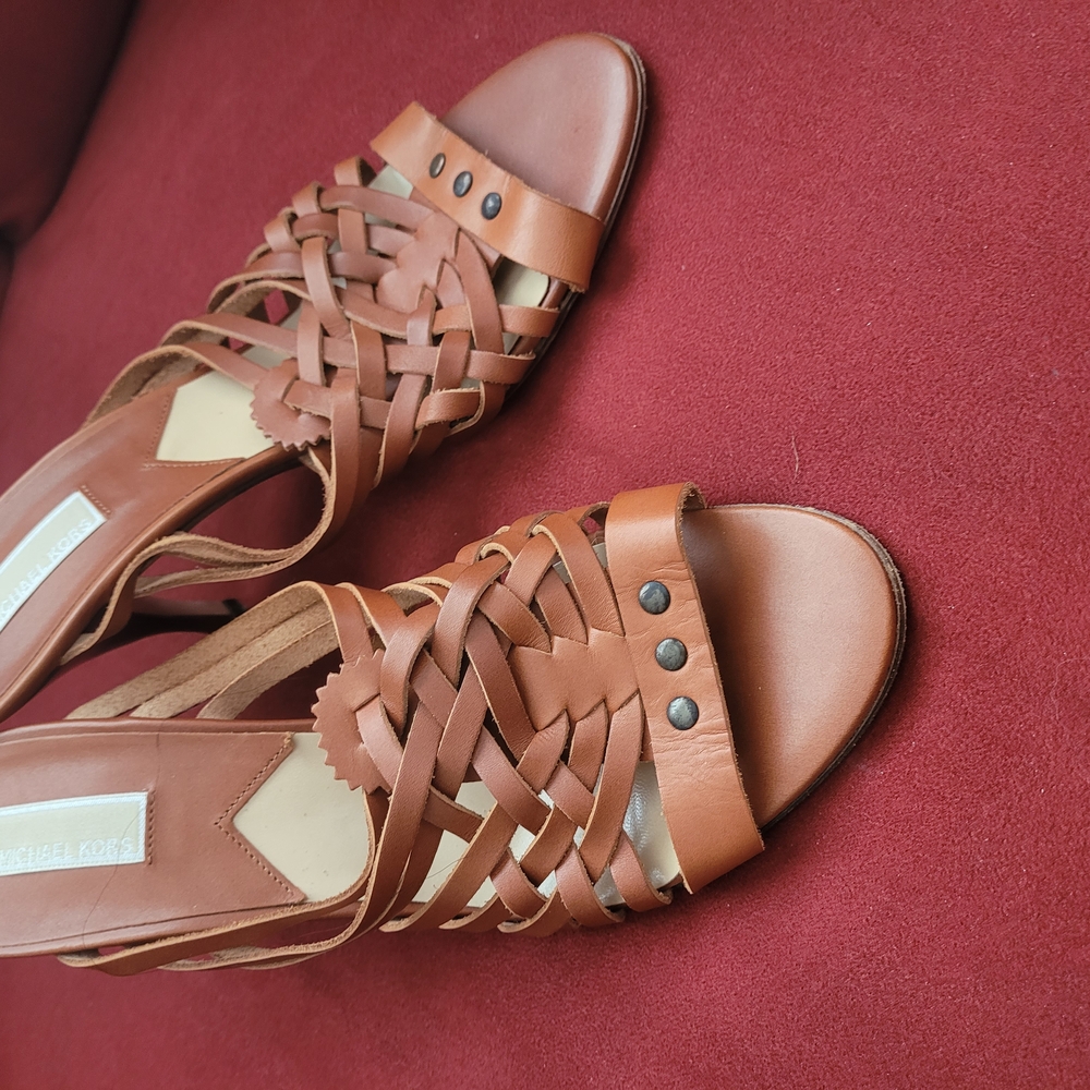 Brown Leather Women's Sandals